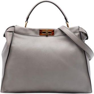 Fendi Pre-owned Fendi Large Calfskin Peekaboo Iconic Satchel Ladies JXCJEXGW51RUIC5R