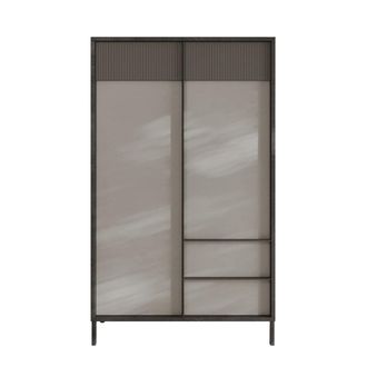 Calicosy Aparador 2 puertas y 2 cajones L106 cm - Gris