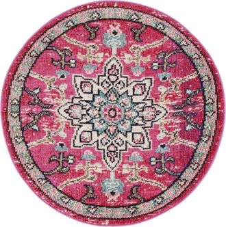 Safavieh Alfombra Fucsia/Azul 122 X 122 cm