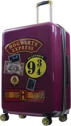 Ful WB Harry Potter Hogwart Express Hardside Printed Abs 29 Inch Luggage in Burgundy at Nordstrom