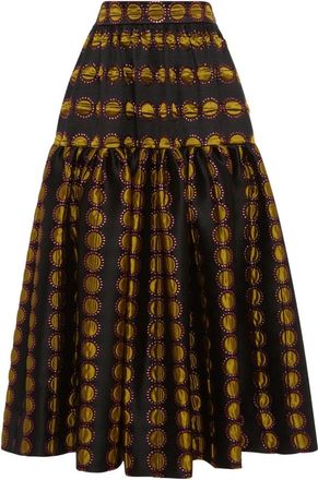 La DoubleJ Winter Sun Party Rok - Dames - Maxi Rokken - Veelkleurig - S - Polyester - Rokken