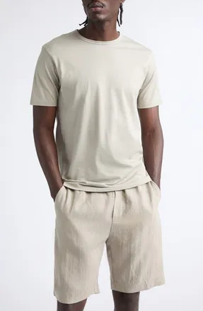 Sunspel Cotton Crewneck T-Shirt in Ash at Nordstrom, Size Xx-Large