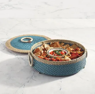 Frontgate Chef Symon Chip and Dip with Lid - Frontgate