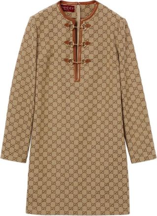 Gucci Mujer, Vestidos, Marr&oacute;n, Talla: S