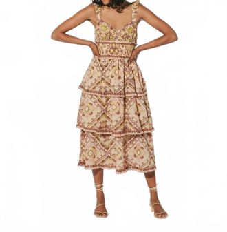 Cleobella Stella Ankle Dress In Geo