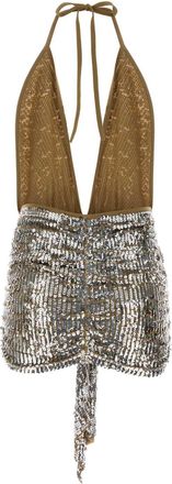 Dsquared2 Over Mini Dress - Silver