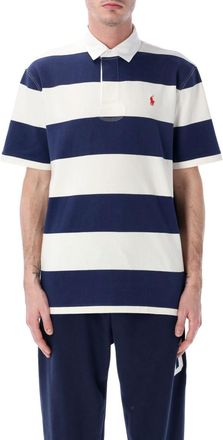 Ralph Lauren Blue White Striped Polo