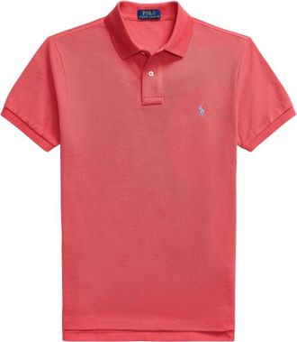 Ralph Lauren Polo Shirt - Heren - Polos - Rood - M - Katoen - Tops