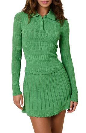 Solid & Striped The Debra Knit Sweater in Turtle Green at Nordstrom, Size X-Small