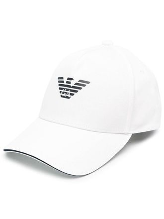 Emporio Armani Cappello da baseball con ricamo - Bianco