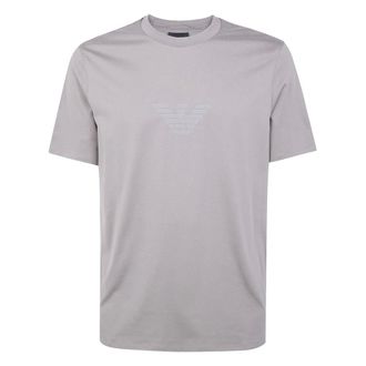 Emporio Armani Heren, Tops, Grijs, Maat: S