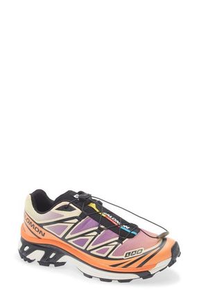 Salomon Gender Inclusive XT-6 Sneaker in Black/Almond Cream at Nordstrom, Size 10 Womens