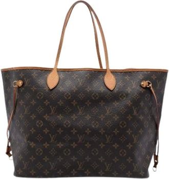 Louis Vuitton Pre-owned Tote Bags, female, Brown, Size: ONE SIZE Pre-owned Neverfull GM Tote Bag