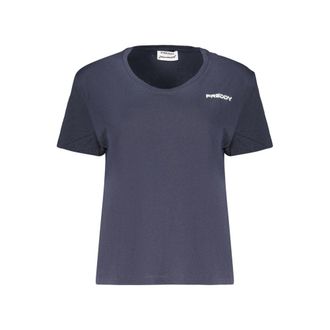 Freddy Blauw Katoenen Dames T-Shirt