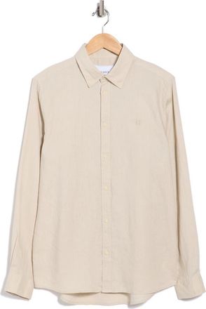 Les Deux Kristian Linen Button-Up Shirt in Light Sand at Nordstrom Rack, Size Xx-Large