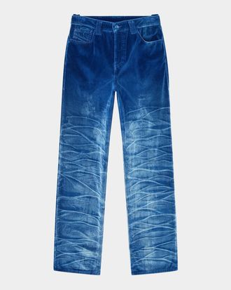 Diesel Men & apos;s 1991 D-Voeed Straight-Fit Velvet Pants