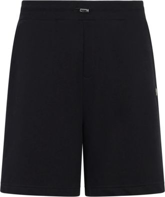 Philipp Plein Korte Broeken, Heren, Zwart, 2Xl, Katoen, Fleece Shorts Basic