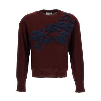 Erdem Round-neck Knitwear - female - Erdem - Round-neck Knitwear - Red - L - Knitwear
