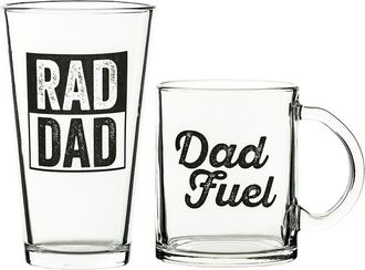 10 Strawberry Street Fathers Day Coffee Mug & Pint Glass Gift Set