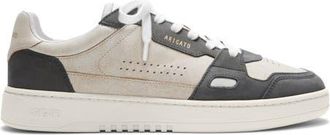 Axel Arigato Dice Lo Cracked Leather Sneaker in Beige/dark Grey at Nordstrom, Size 10.5