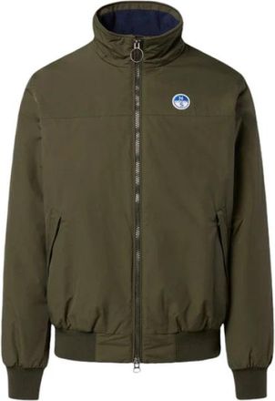 North Sails Stijlvolle Bomberjack voor Mannen - Heren - Bomber jackets - Groen - S - Jassen