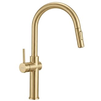 Rea Grifo Para Cocina Rea Fresh Brush Gold High