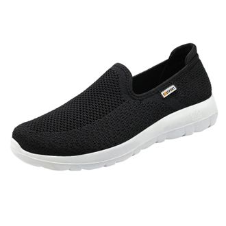 Generic Casual Slip On Shoes for Men UK, Sneakers Mesh Sports Shoe Lightweight and Breathable Walking Trainers Slip-Resistant Running Shoes Comfortable Trekki
