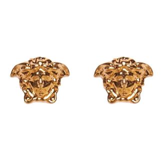 Versace Medusa Earrings in Versace Gold