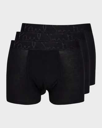 Paul Smith Men & apos;s 3-Pack Solid Stretch Trunks