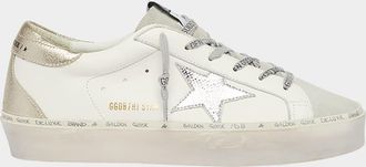 Golden Goose Hi Star Embossed Leather Low-Top Sneakers