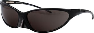 Balenciaga Unisex Sunglasses Bb0349s Black-Black-Grey Aluminium Black/black/grey