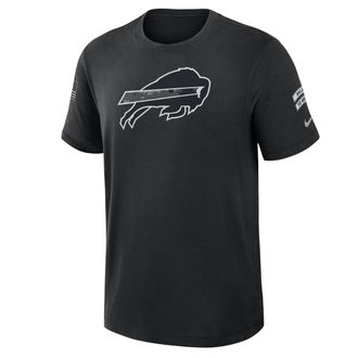 Nike Buffalo Bills Salute to Service Slub Nike Mens Dri-FIT NFL T-Shirt in Black | 034900AA24-AEG