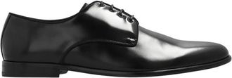 Dolce & Gabbana Leren Derby Schoenen - Heren - Nette schoenen - Zwart - 40 EU - Leer - Schoenen