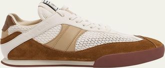 Chloé Kick Mesh and Leather Low-Top Sneakers