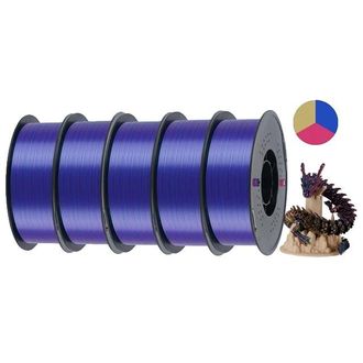 OEM Filamento Para Impresi&oacute;n 3d, Acabado Sedoso, Alta Precisi&oacute;n, Rojo, Dorado Y Azul