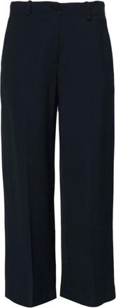 Erika Cavallini Semi Couture Semi-Couture Broek - Dames - Wijde Broeken - Blauw - XS - Broeken