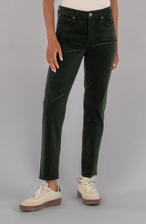 Kut from the Kloth Rachael High Waist Corduroy Mom Jeans in Dark Forest at Nordstrom Rack, Size 18P