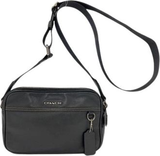 Coach Pre-owned Leren Schoudertas - Dames - Vintage Schoudertas - Zwart - ONE Size - Leer - Vintage