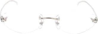 Cartier Glasses, unisex, Gray, Size: ONE SIZE Glasses
