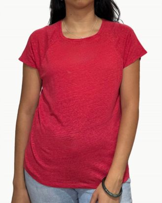 Hartford Telcy Knit T-Shirt In Watermelon