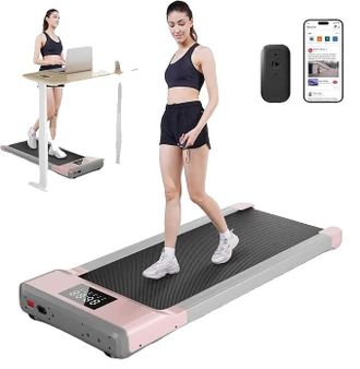 OEM Cinta De Correr Walking Pad, Dise&ntilde;o Compacto, Funcionamiento Silencioso, Color Rosa