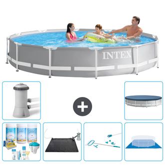 Intex Piscina Prism Frame Redonda - 366x76 Cm - 7-piezas S20518