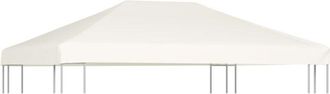 vidaXL Toldo De Cenador 310 G/m&sup2; 4x3 M Blanco Crema Vidaxl Blanco
