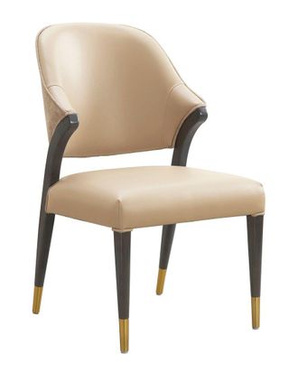 Manhattan Comfort Set Of 2 Collette Wood Upholstered Side Chairs