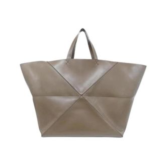 Loewe Pre-owned Handbag - Dames - Pre-owned - Bruin - Maat: ONE Size Leer