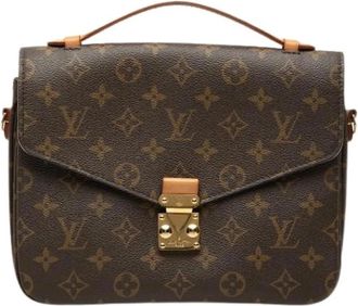Louis Vuitton Pre-owned Pochette Metis - Dames - Vintage Schoudertas - Bruin - ONE Size - Leer - Vintage