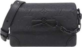 Louis Vuitton Pre-owned Taurillon Schoudertas - Heren - Vintage Schoudertas - Zwart - ONE Size - Leer - Vintage