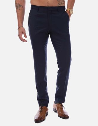 HUGO BOSS Mens Getlin182 Trousers - Navy - Size: 34