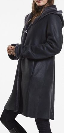 Blue Duck Spanish Merino Shearling Coat in Granite at Nordstrom, Size X-Small