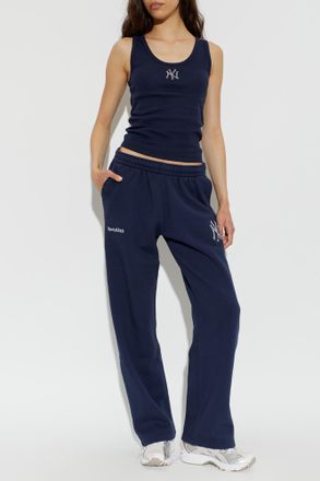 Sporty & Rich Top From The 47 & The New York Yankees Collection, Womens, Navy Blue